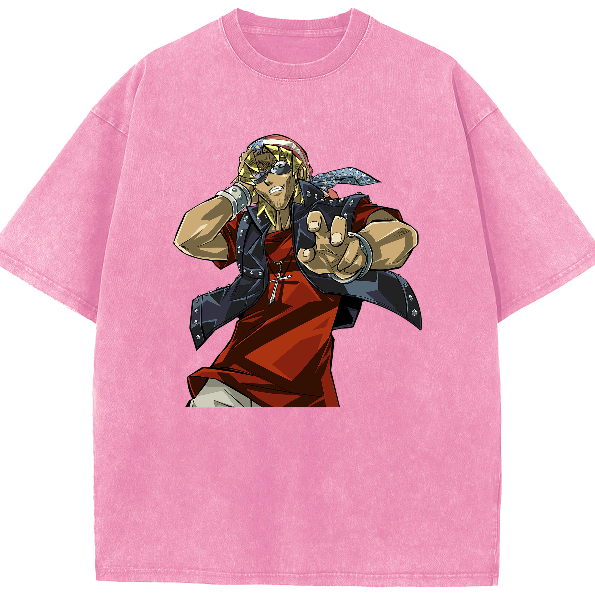 （画像用） 遊☆戯☆王 Yu-Gi-Oh! 綿100% ヴィンテージ風 半袖Tシャツ（フロントプリント）